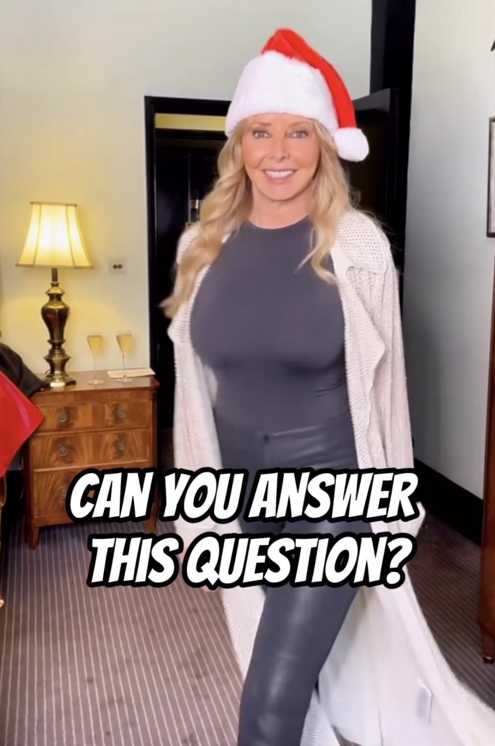 Carol - “who’s been a naughty boy this year?” #Gnv5sNAR