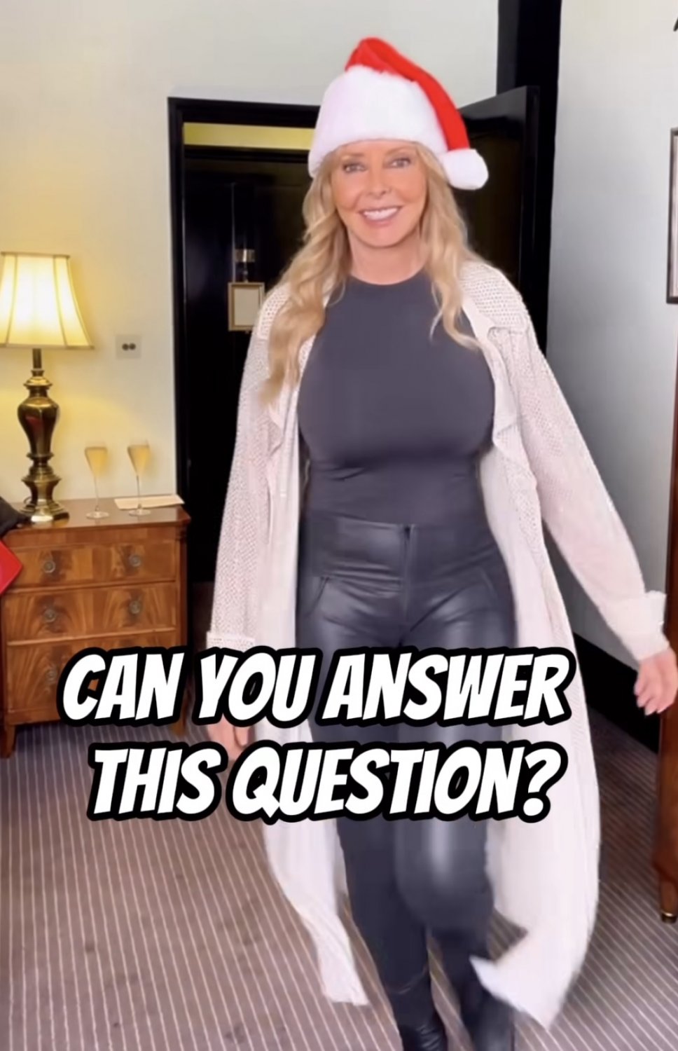 Carol - “who’s been a naughty boy this year?” #IqI1Iezh