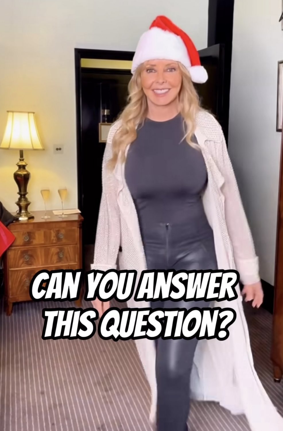 Carol - “who’s been a naughty boy this year?” #PQKoLemE