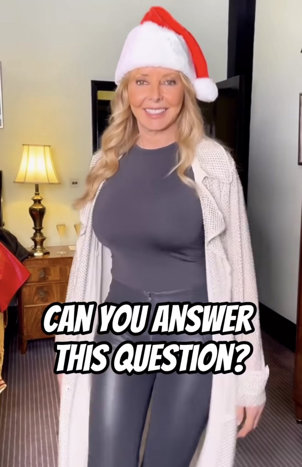 Carol - “who’s been a naughty boy this year?” #dWvGz5as