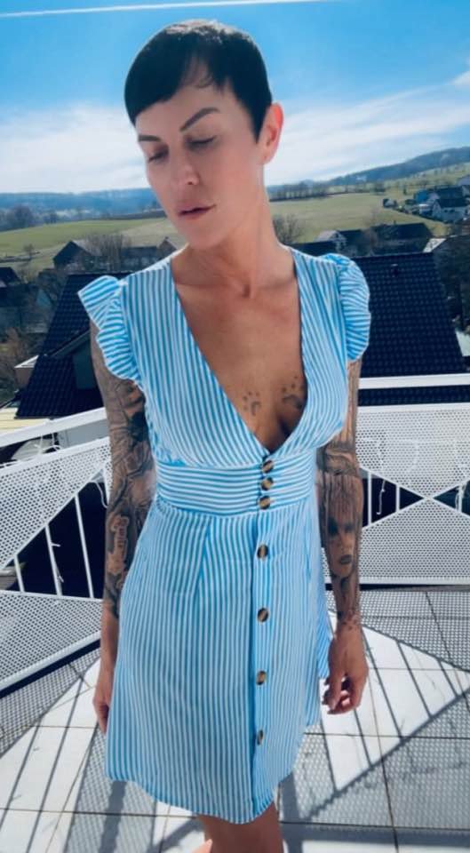 Short hair, petite, tatted German milf Miss Anja. kik justjfg81x to submit a slut #JxRDmUmc